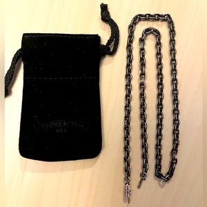 20” Chrome Hearts Paper Chain Necklace